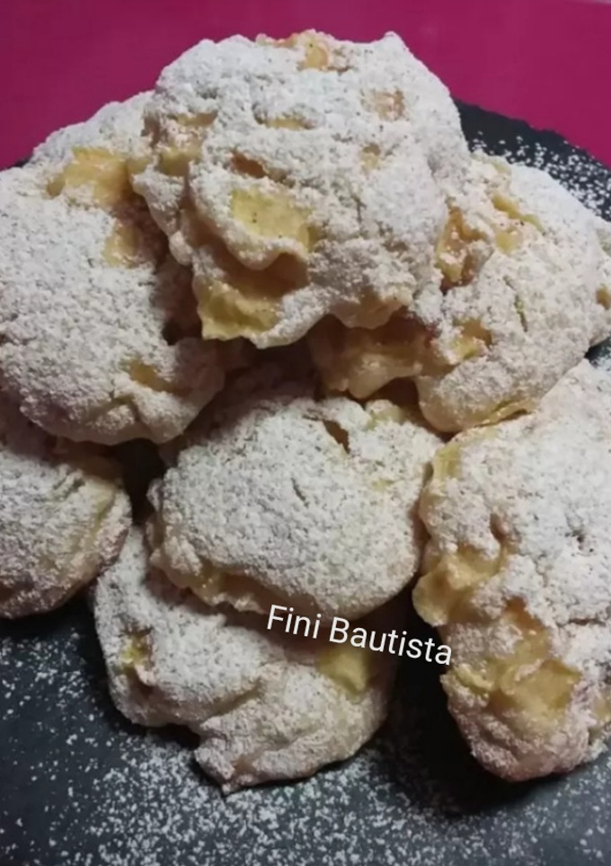 Una foto de Nubes de manzana (galletas)