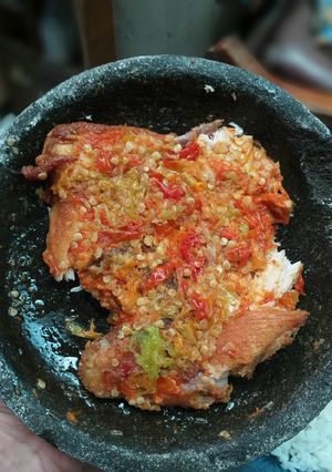 Foto resep SAMBAL AYAM PENYET mudah buatnya enak rasanya