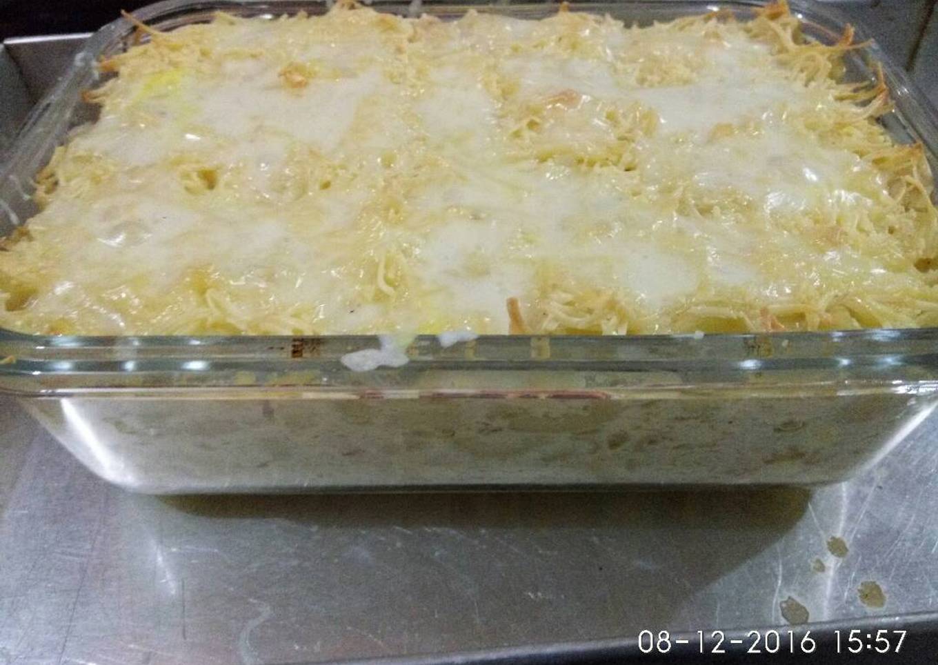 Macaroni schotel ayam