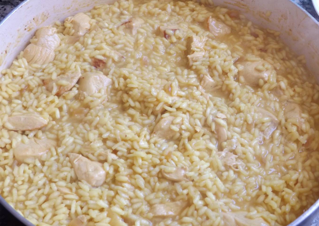 Risotto con pollo