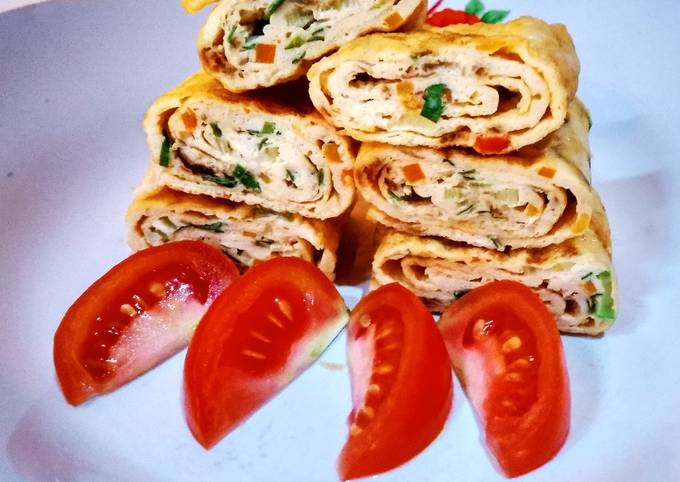 Resep Vege Egg Roll oleh Harsi Admawati - Cookpad