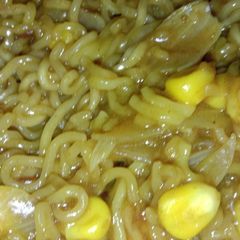 Maggi with corn A picture of Maggi with corn.