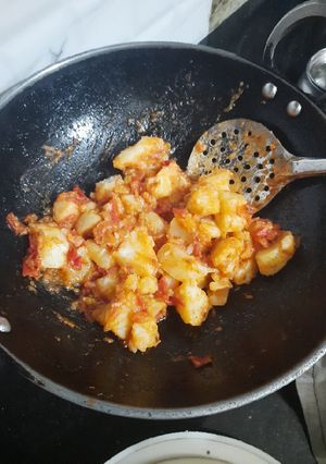 A picture of Aloo sabzi.