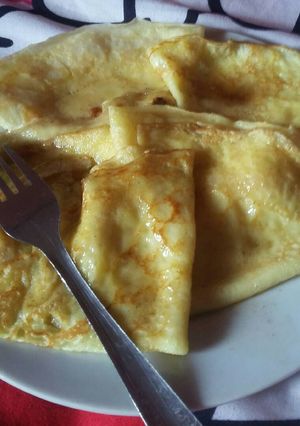 Foto resep Crepes with Cinnamon Simple Syrup