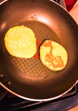 Una foto de Hotcakes saludables de zanahoria