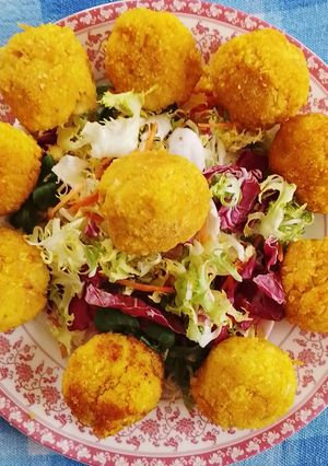 A picture of Couscous & Cannellini Bean Patties.