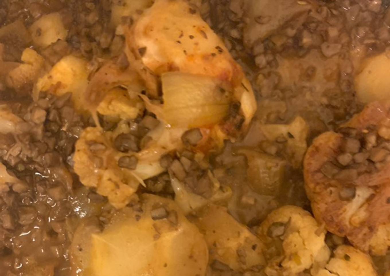 Cauliflower parsnip plate