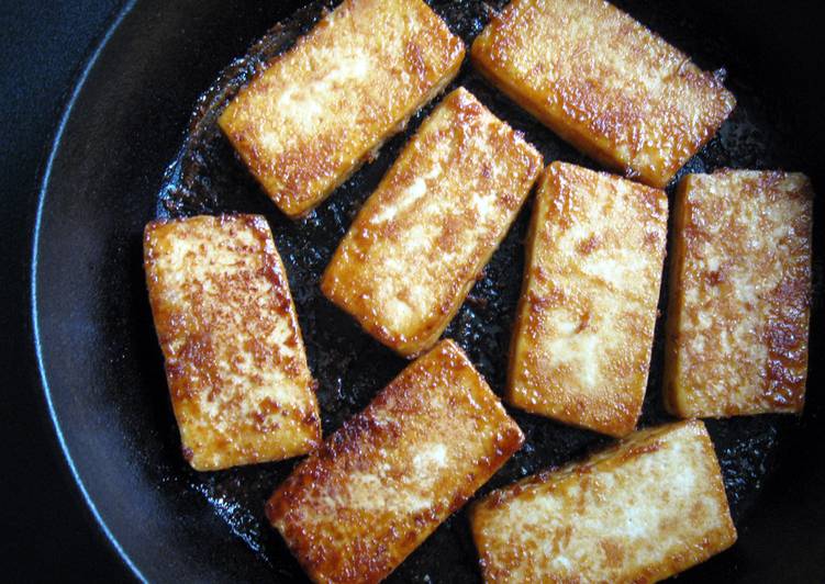 Pan-fried Tofu with Yakiniku Sauce