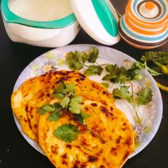 A picture of Radish paratha 😋 muli ka paratha.