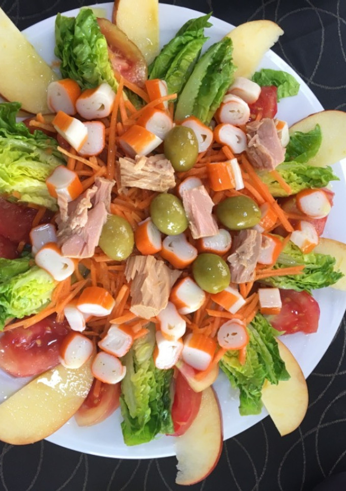 Una foto de Ensalada súper refrescante 😋