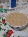 Pão integral de caneca no micro-ondas