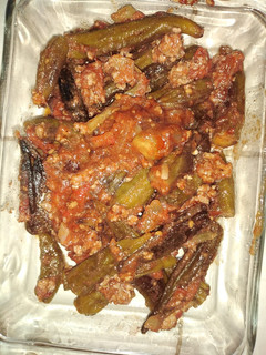 عکسی از دستور خورشت بامیه