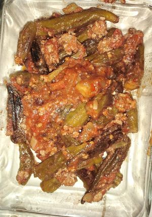 عکسی از دستور خورشت بامیه