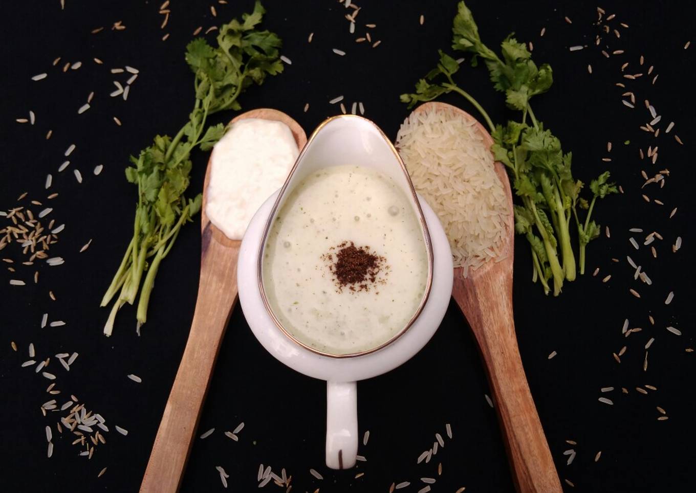 Coriander Curd Rice
