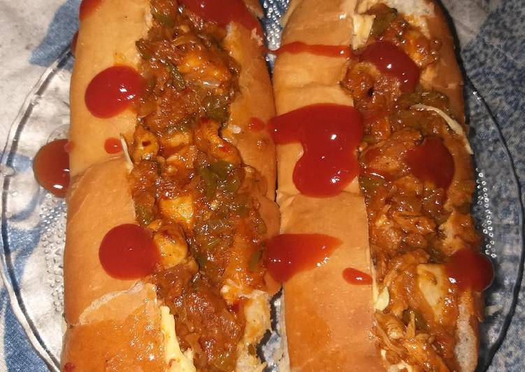 Recipe of Perfect Chicken hotdog