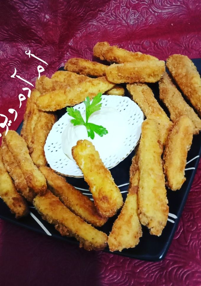 صورة لوصفة أصابع الباذنجان المقرمشة ❤