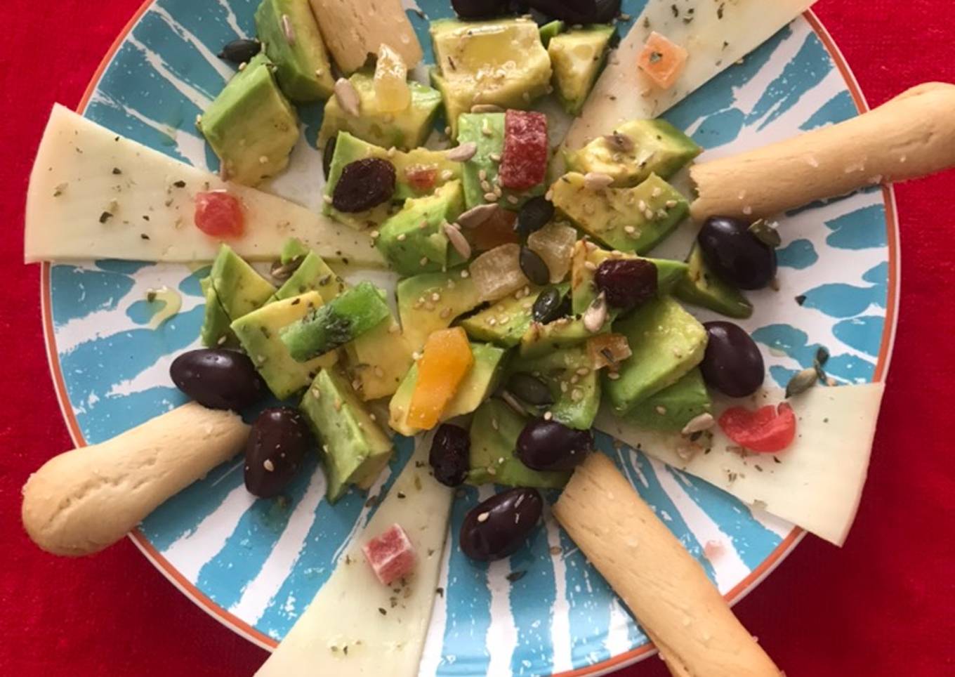Ensalada para la mesa de fiesta