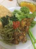 Mie ayam kale plus ceker low carbo low fat