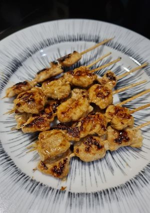 Foto resep Sate ayam teriyaki (telfon)