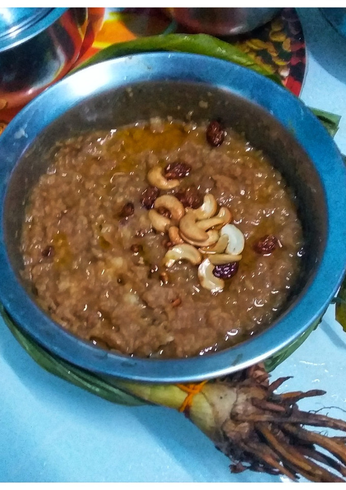நாட்டு சர்க்கரை பொங்கல் (Naattu sarkarai pongal recipe in tamil) செய்முறை முக்கிய புகைப்படம்