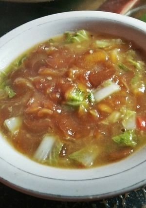Foto resep Seblak Sayur tanpa telur