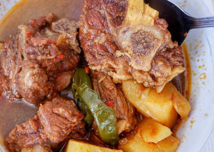 Resep: Pindang daging tulang sapi khas palembang yang Enak!