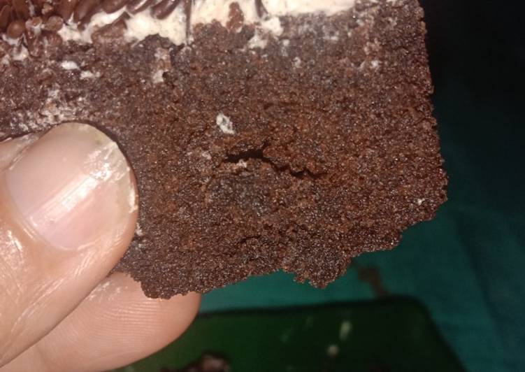 Brownis putih telur kukus