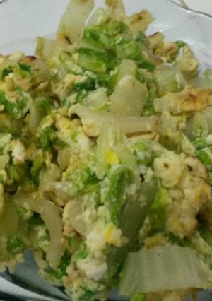 Foto resep Cah sawi telor