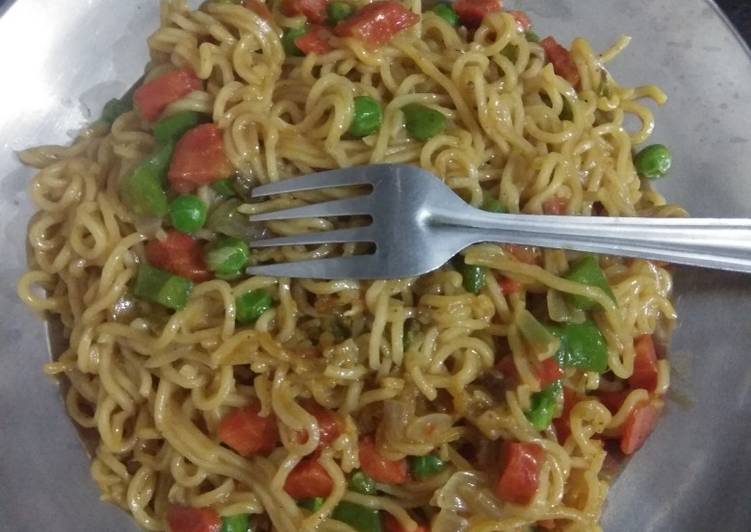 Simple Way to Prepare Any-night-of-the-week Mix veg noodles