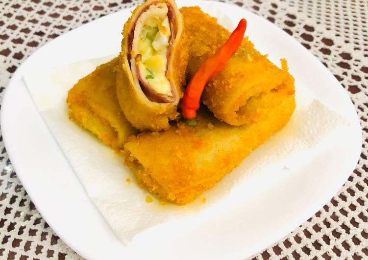 Beef cheese risoles mayo