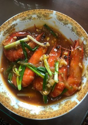 Foto resep Udang windu asam manis