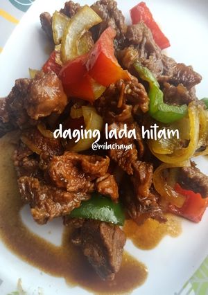 Foto resep Daging lada hitam