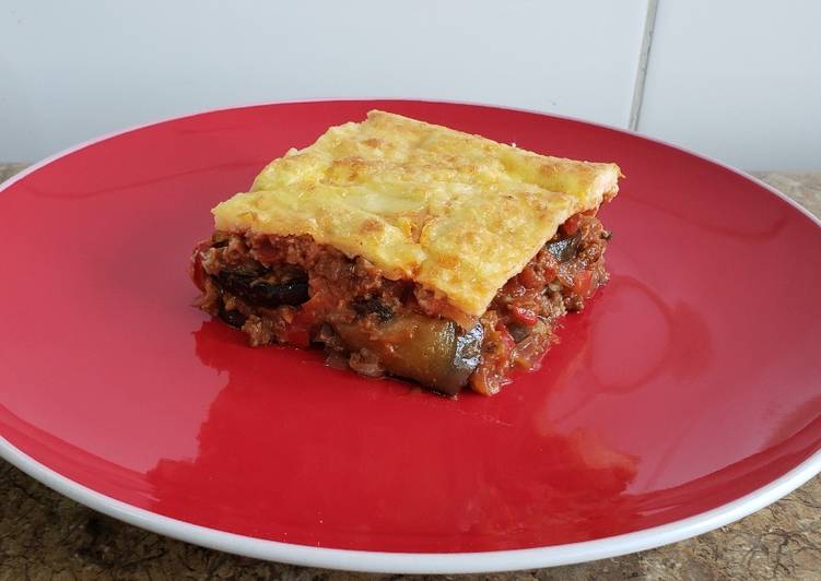 Moussaka con bolognesa