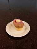 Cold Oven Pound Cake Cupcakes with Milk Chocolate Ganache Cream