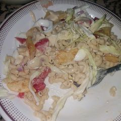 A picture of Macaroni salad.
