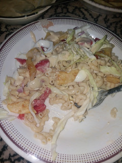 A picture of Macaroni salad.