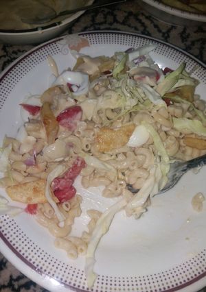 A picture of Macaroni salad.