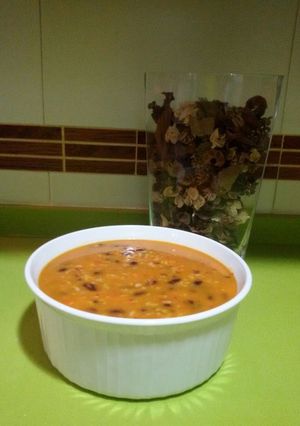 Foto principal de Guiso de judias rojas con arroz con thermomix