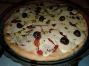 Una foto de harina leudante y queso fresco
