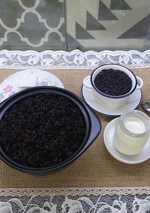 Hình của món Cơm rượu nếp cẩm.
