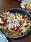 Chicken fajitas nachos