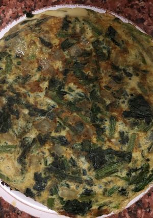 Una foto de Tortilla de espinaca