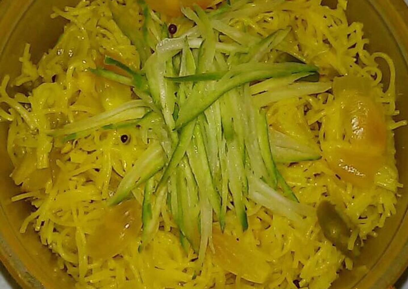 Raw Mango Vermicelli (Mamidikaya south indian dish)