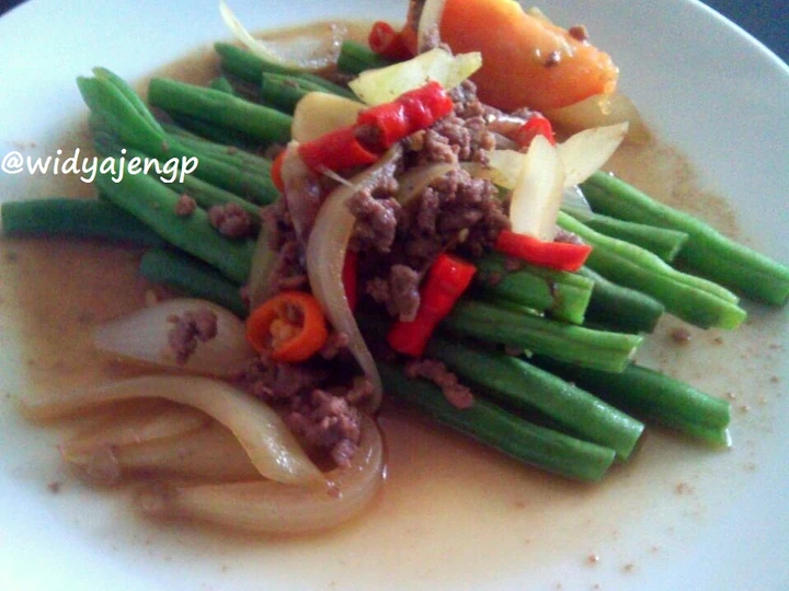 Cara Simple Membuat Resep  Oseng Buncis Daging Cincang yang Lezat, Enak