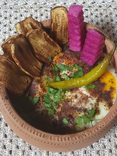 صورة لوصفة فطور طاجن الكوسا مع البيض 🍳