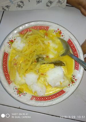 Foto resep Lontong sayur pepaya aja