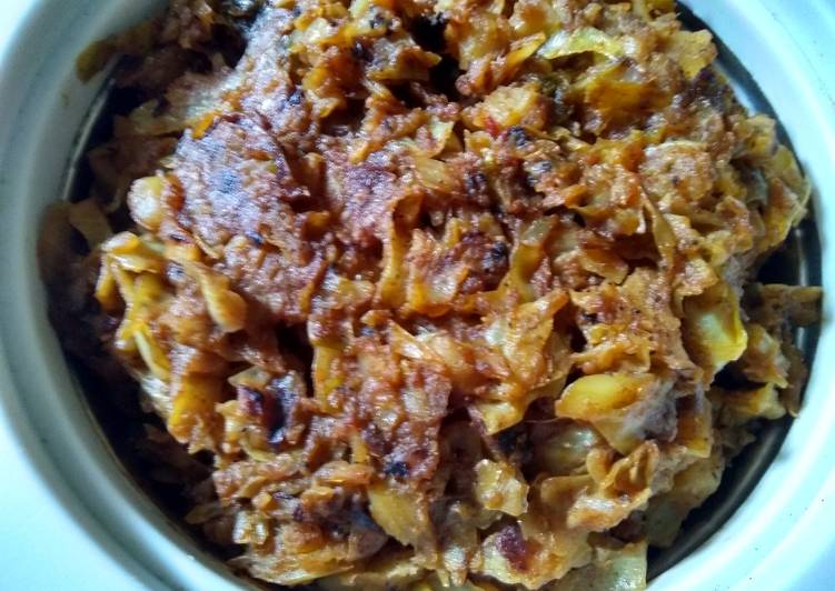 Recipe of Super Quick Homemade Tawa cabbage