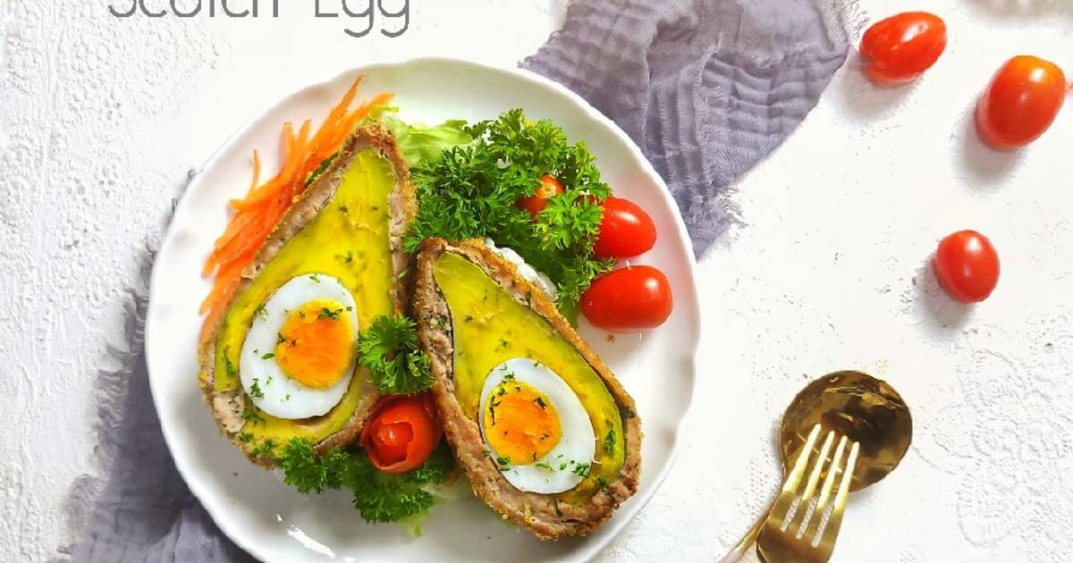 Resep Avocado Scoth Egg Oleh PutriChristian - Cookpad