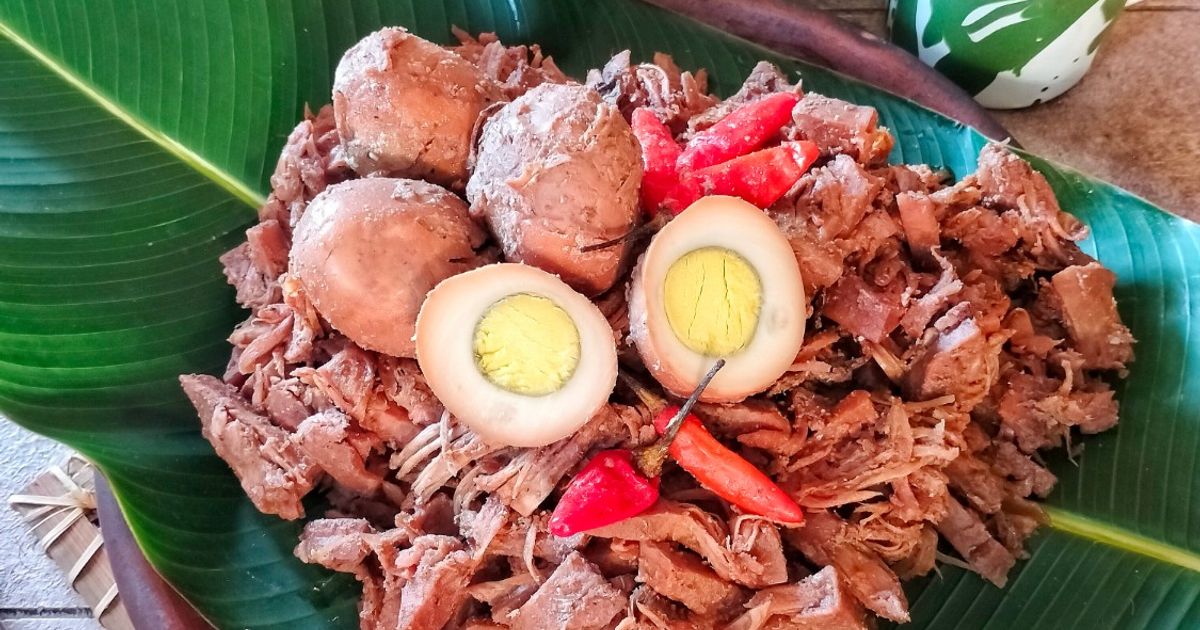 Gudeg Telur Ala Jogjakarta (tanpa Daun jati, simple dan mudah)