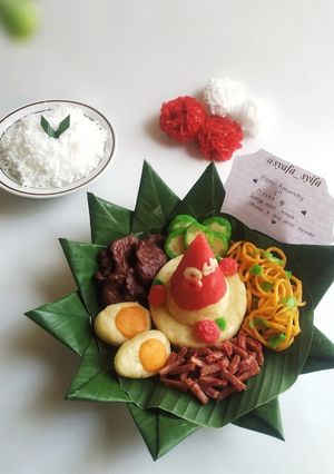 Foto resep Tumpeng Getuk karakter
